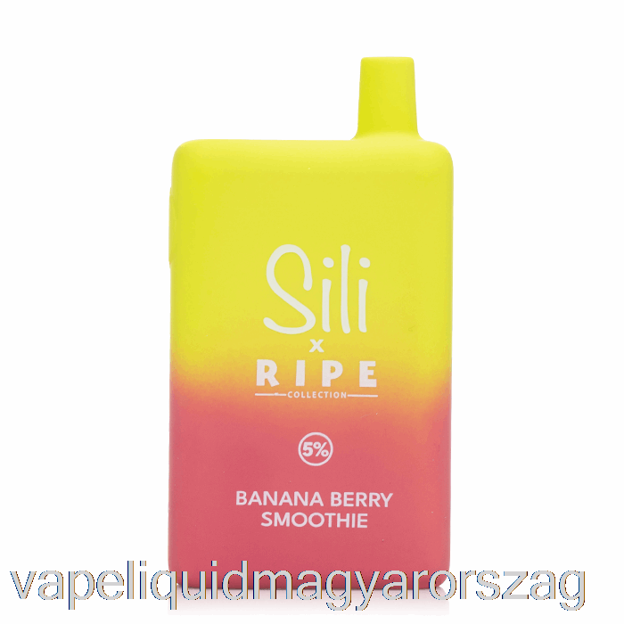 Sili Ripe 6000 Eldobható Banánbogyó Smoothie Vape Folyadék